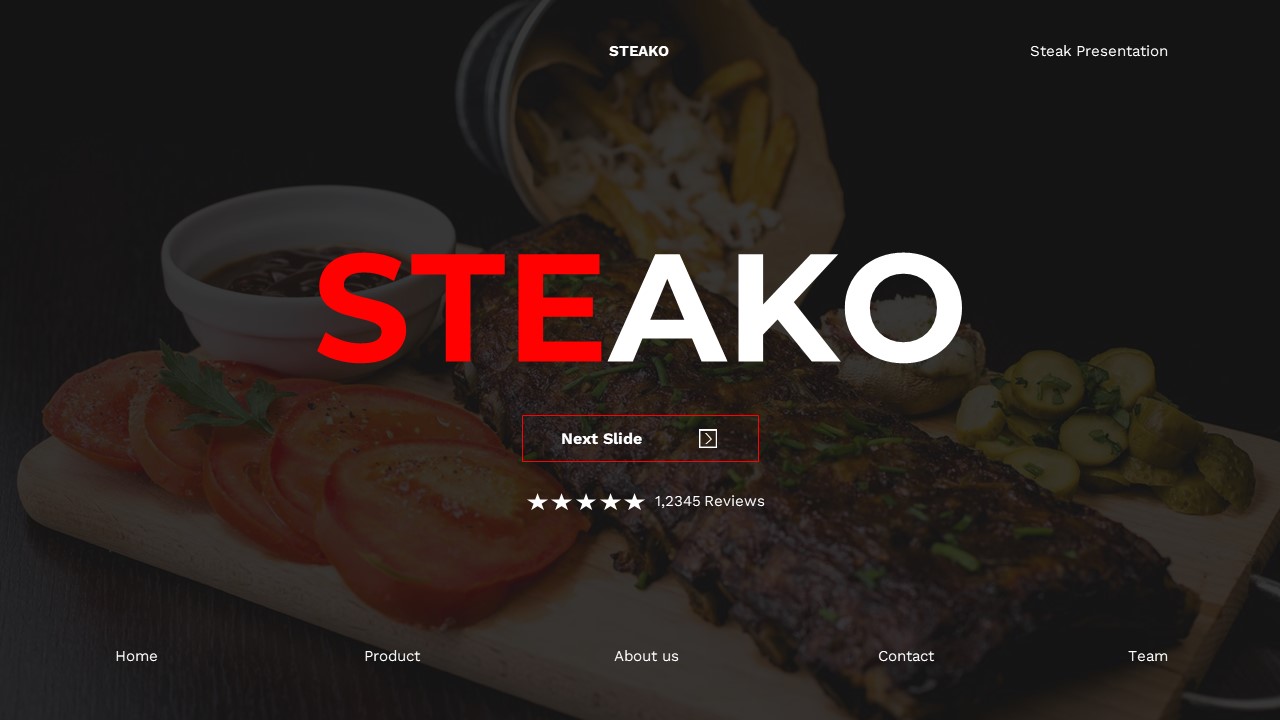 Steako - Steak Powerpoint Templates, Presentation Templates | GraphicRiver