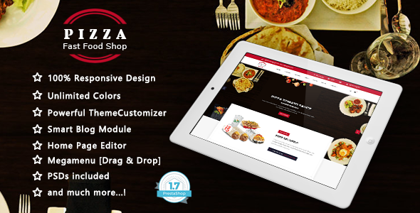 Pizza - Fast Food PrestaShop Theme