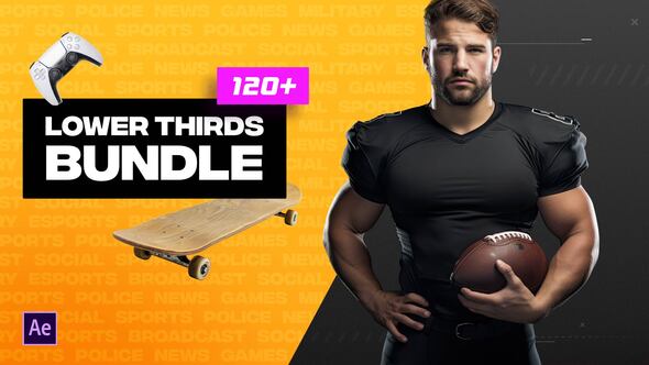 Lower Thirds Bundle broadcast-packages template preview