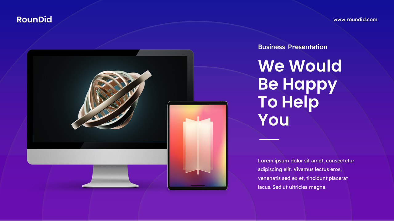RounDid - Modern Business Presentation Template, Presentation Templates