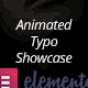 Animated Typo Showcase for Elementor