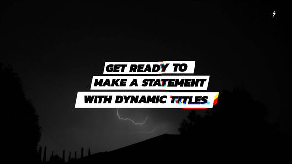 Kinetic Titles [ After Effects ] Titles template preview