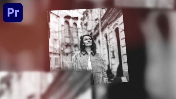 Gallery Photo Slideshow Premiere Pro template preview