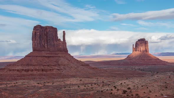 Monument Valley, Utah Cloudscape Day 