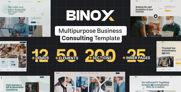 Binox | Business Consultancy Template