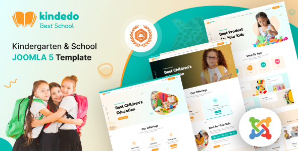Kindedo – Joomla 5 Kindergarten & School Template