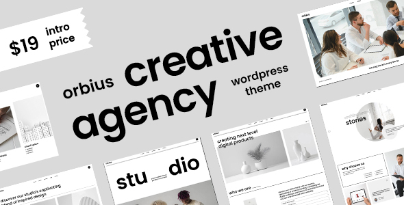 Orbius – Creative Agency and Portfolio Theme