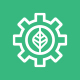 Green Gear Logo Template