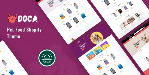 Doca - Pet Food Shopify Theme