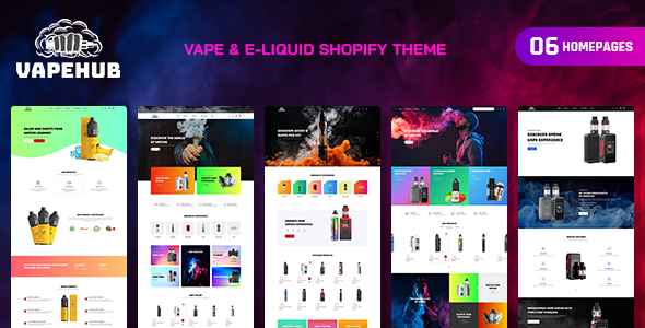 VapeHub – Vape & E-Liquid Shopify Theme