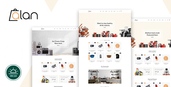 Alan - Kitchen Accessories Shopify Theme