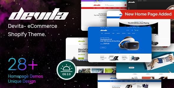 Multipurpose Responsive Shopify Theme - Devita