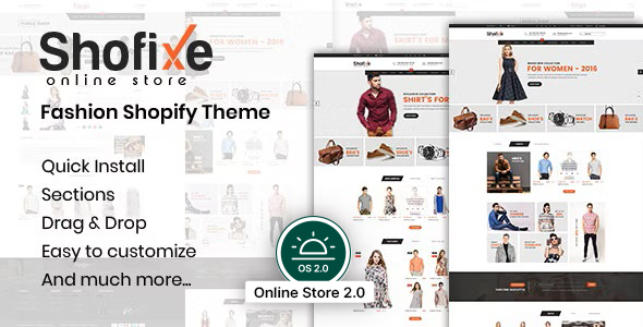 Shofixe - Fashion Shopify Theme