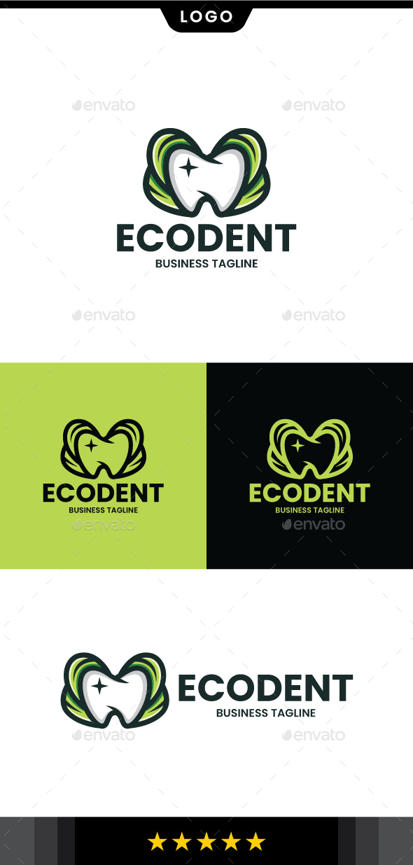 Eco Dental Logo Template