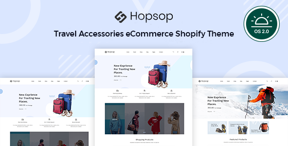 Hopsop - Travel & Tour Accessories Shopify Theme