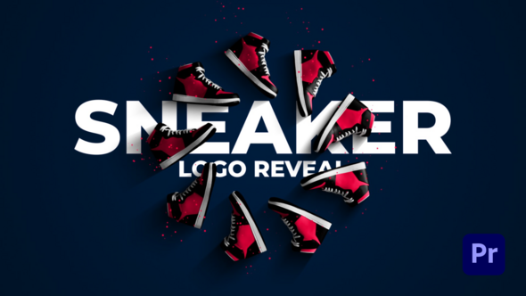 Sneaker Shoes Logo Reveal