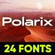 Polarix font family - 24 fonts