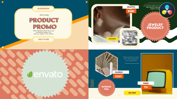 Sale Product Promo Slideshow for DaVinci Resolve