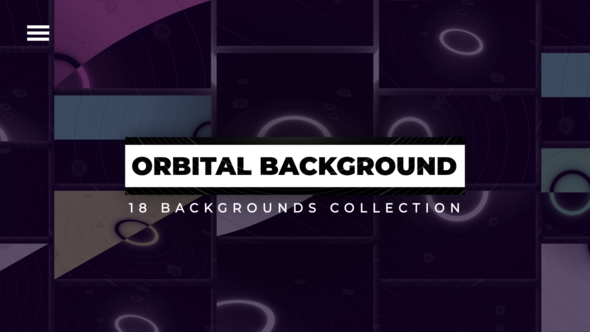 18 Orbital Backgrounds Elements template preview