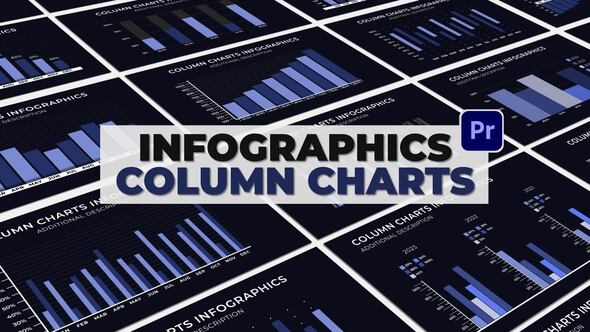 Infographics Column Charts MOGRT