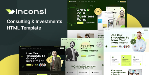 Iconsl - Investment Consulting HTML Template