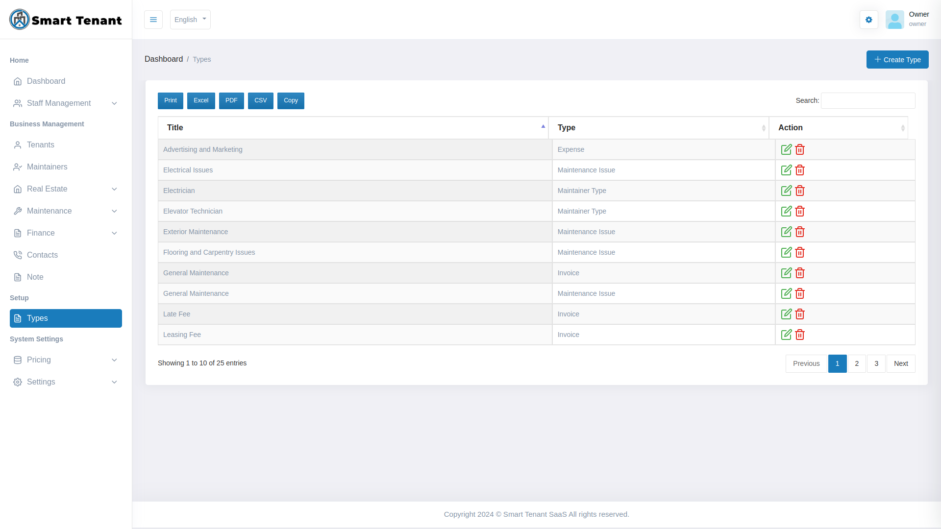 Smart Tenant SaaS - Property Management System by smartwebinfotech