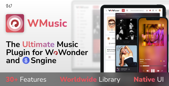 WMusic - The Ultimate Music Plugin for WoWonder
