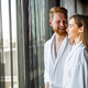 Couple enjoying wellness weekend and spa. Happy people relaxing and spending quality time together - PhotoDune Item for Sale
