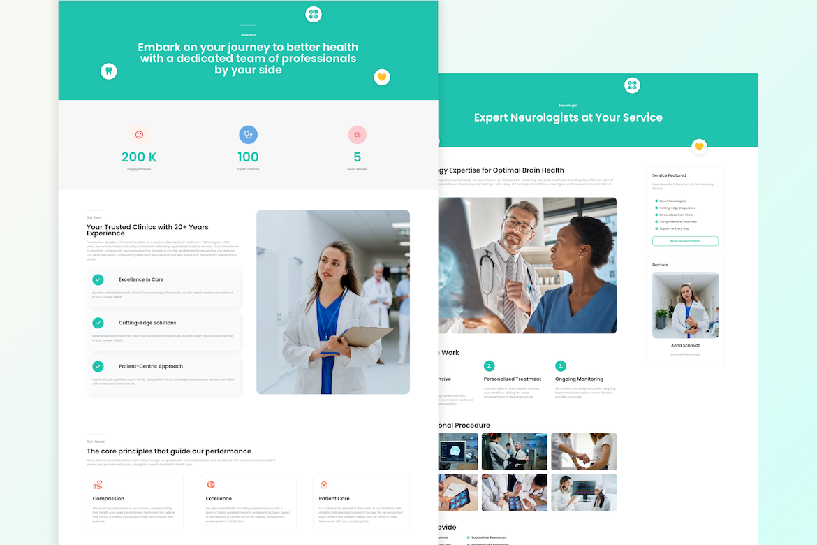 Clinicare - Elementor Template Kit Health & Medical Websites by ...