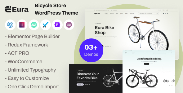 Eura – Bike Shop Elementor WordPress Theme