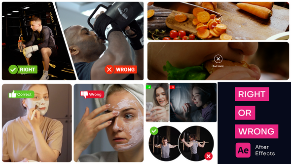 Right or Wrong Kit Elements template preview