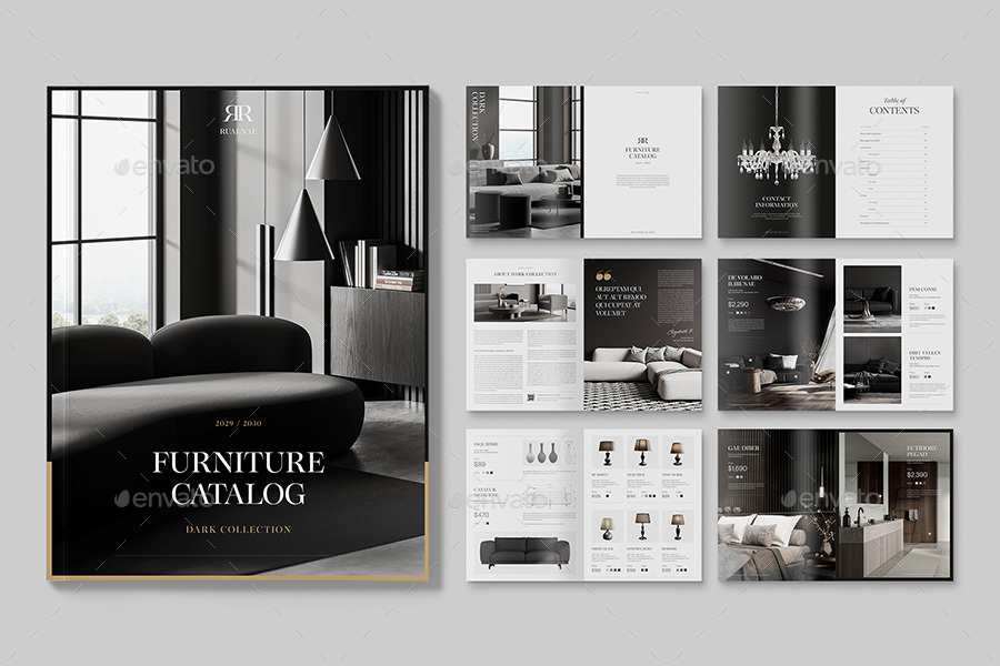 Portrait Catalog Template, Print Templates GraphicRiver