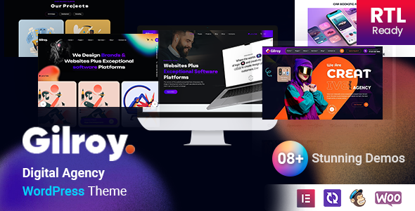 Gilory - Digital Agency WordPress Theme