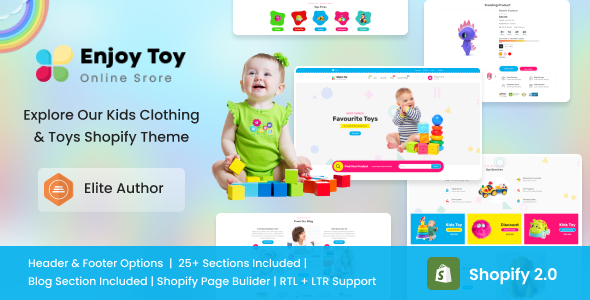 Enjoy - Kids Clothing & Toys Shopify Theme 2.0