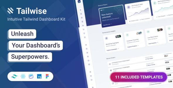 [DOWNLOAD]Tailwise - Tailwind CSS React Typecript Admin Dashboard Template