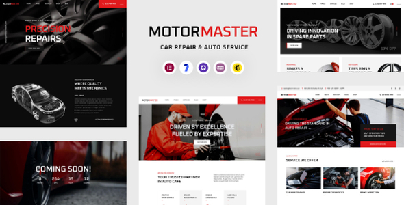 Motormaster - Car Repair & Auto Service WordPress Theme