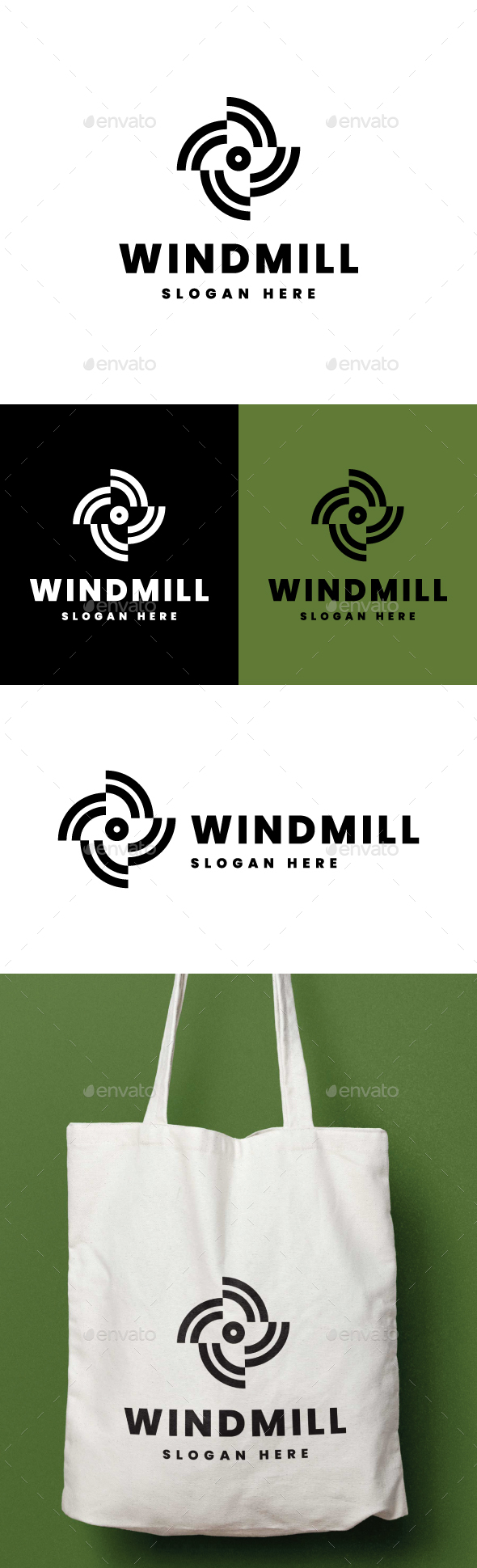 Abstract - Windmill Logo