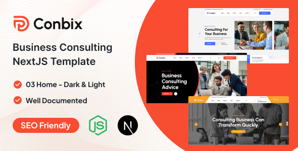 Conbix - Business Consulting NextJS Template