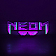 Glitch Neon Logo Reveal