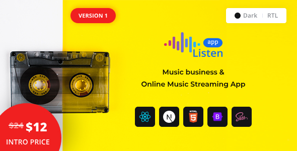 Listen - Nextjs Music Streaming App