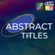 Abstract Modern Titles for FCPX
