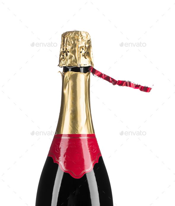 Top of champagne bottle. Stock Photo by indigolotos | PhotoDune