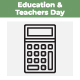 Education & Teachers Day Icon