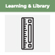 Learning & Library Icon