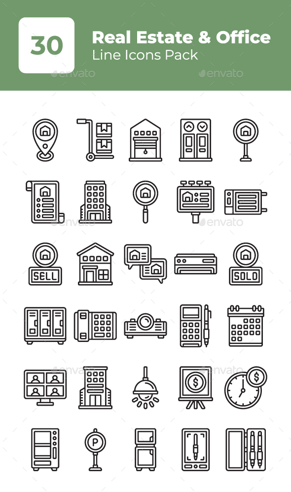 [DOWNLOAD]Real Estate & Office Icon