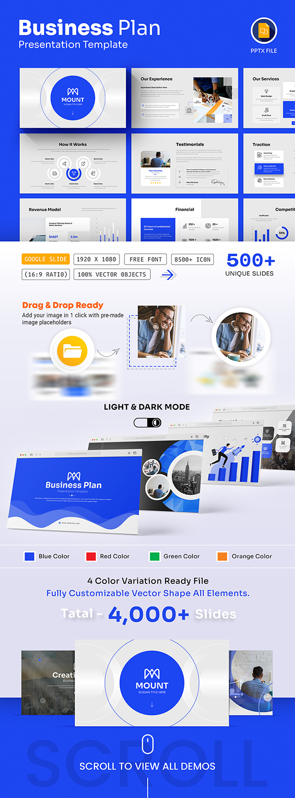Business Plan Presentation Google Slides Template