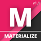Materialize - Material Angular JS Forms