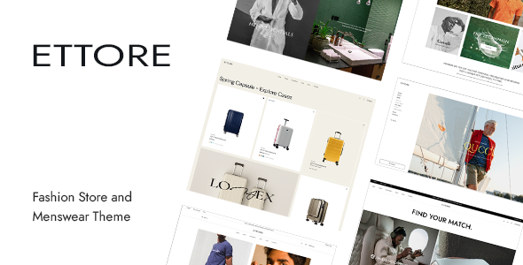 Ettore - Fashion Store and Menswear WooCommerce Theme