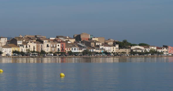 Bouzigues, Etang de Thau, Herault department, Occitanie, France alt
