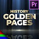 History | Golden Pages - VideoHive Item for Sale